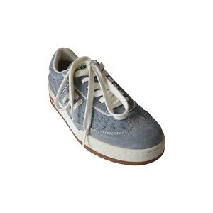 Fendi Match Denim Fabric Low Top Sneakers Grey